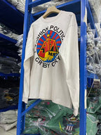 Saint Michael Circular Graphic Badge Print Sweatshirt
