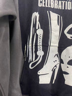 Saint Michael ST1045 Multi-Graphic Vintage Hoodie