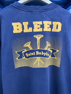 Saint Michael Sleeve Print & Back Emblem Vintage Sweatshirt