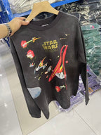 Saint Michael Rocket Graphic & Multi-Print Sweatshirt