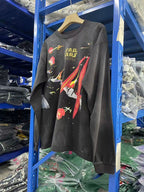 Saint Michael Rocket Graphic & Multi-Print Sweatshirt