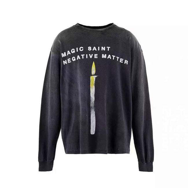 Saint Michael Sword Graphic & Text Long Sleeve Sweatshirt Hover Image