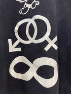 Saint Michael Sword Graphic & Text Long Sleeve Sweatshirt