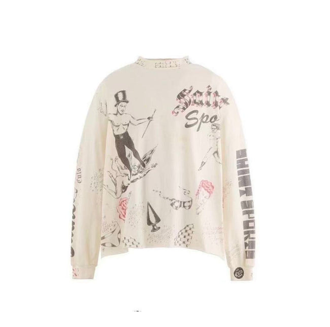 Saint Michael Sketch Line Art Graphic Sweatshirt Hover Image