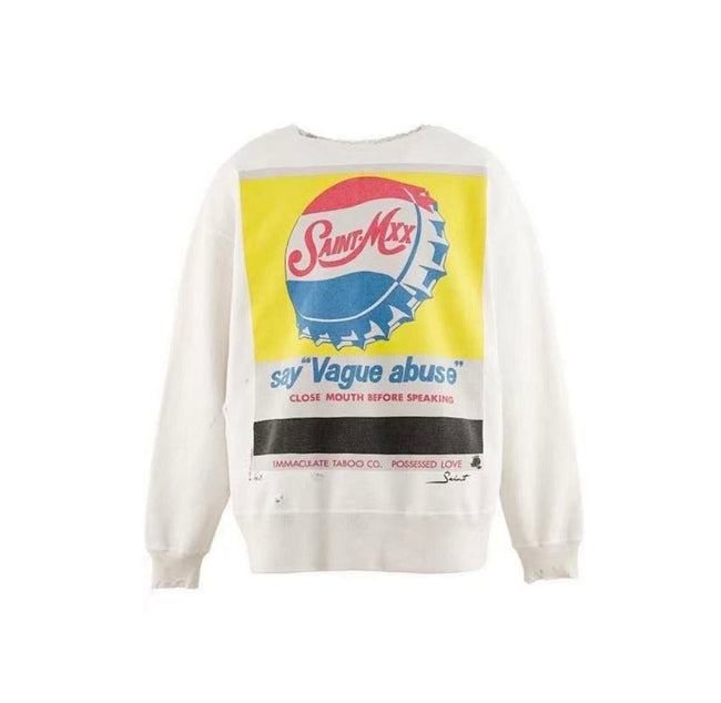 Saint Michael ST1200 Retro Label Graphic Sweatshirt Hover Image