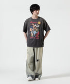 Saint Michael Illustrated Skull Graphic Tee