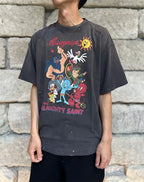 Saint Michael Illustrated Skull Graphic Tee