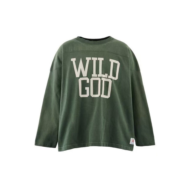 Saint Michael Wild God Varsity 69 Graphic Sweatshirt Hover Image