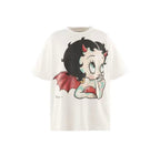 Saint Michael Devil Boop Graphic Double-Sided T-Shirt