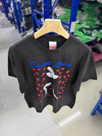 Saint Michael Saint Love Graphic Silhouette Vintage T-Shirt
