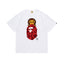 BAPE Red Camo Ape Head Graphic T-Shirt