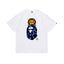 BAPE Blue Camo Ape Head T-Shirt White