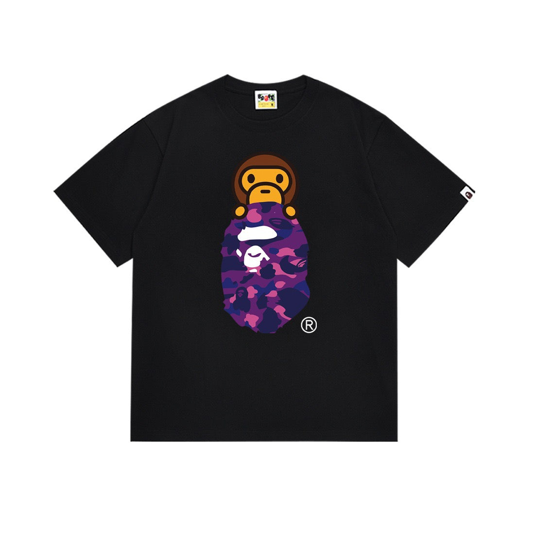 BAPE Camo Ape Head Graphic T-Shirt Black