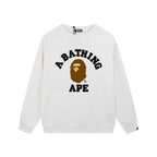 BAPE Classic College Logo Crewneck Sweatshirt