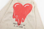 Saint Michael ST122 EU Heart Graphic Hoodie