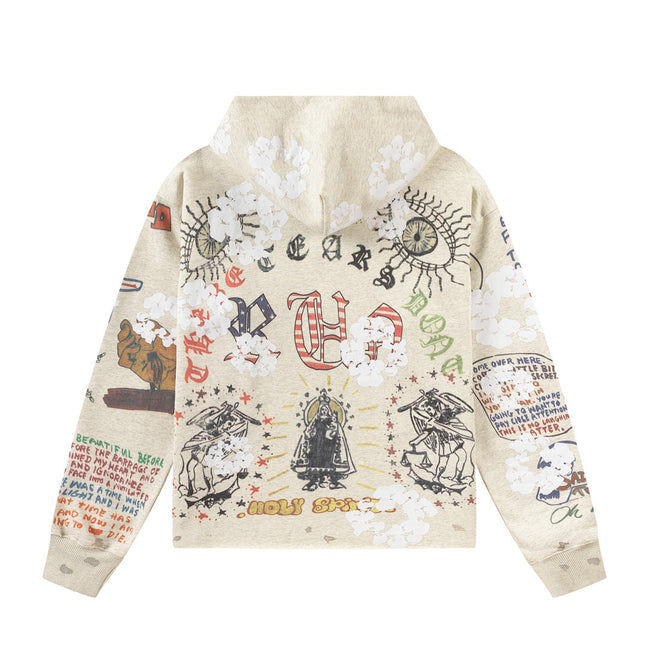 Saint Michael ST126 Full Graphic Collage Hoodie Main Image
