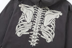 Saint Michael ST148 Skeleton Graphic Hoodie