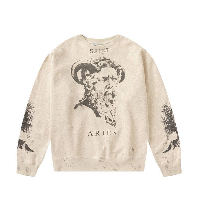 Saint Michael ST331 Multi-Graphic Sleeve Print Sweatshirt Hover Image