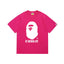 BAPE White Ape Head Logo Graphic T-Shirt