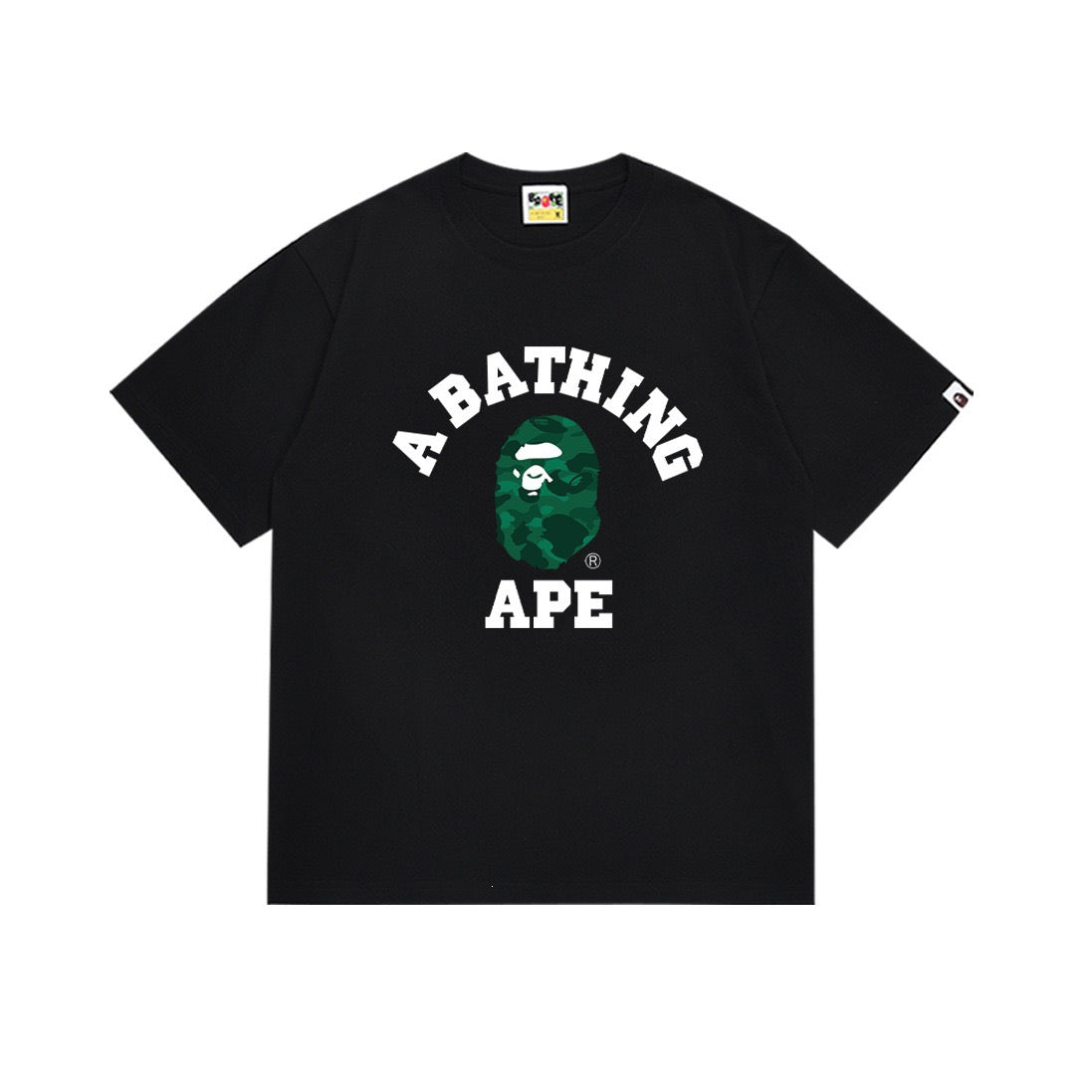 BAPE A Bathing Ape Camo Logo T-Shirt