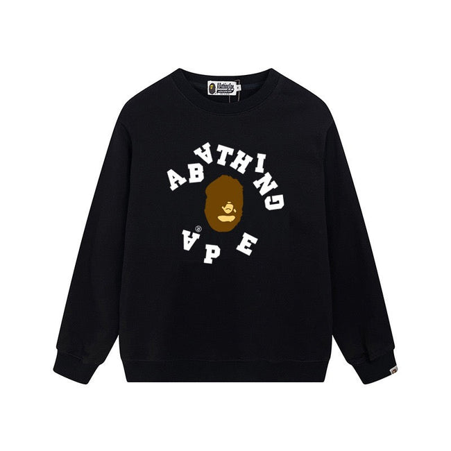 BAPE College Ape Head Logo Crewneck Sweatshirt Hover Image