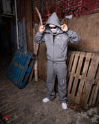 GLAZA GOD Sweatshirt Sets -GRAY