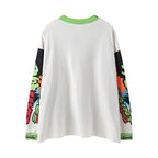 Saint Michael Bold Racing Graphic Long Sleeve Jersey