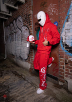GLAZA GOD Sweatshirt Sets - RED