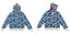 BAPE Shark Blue Camo Full Zip Hoodie