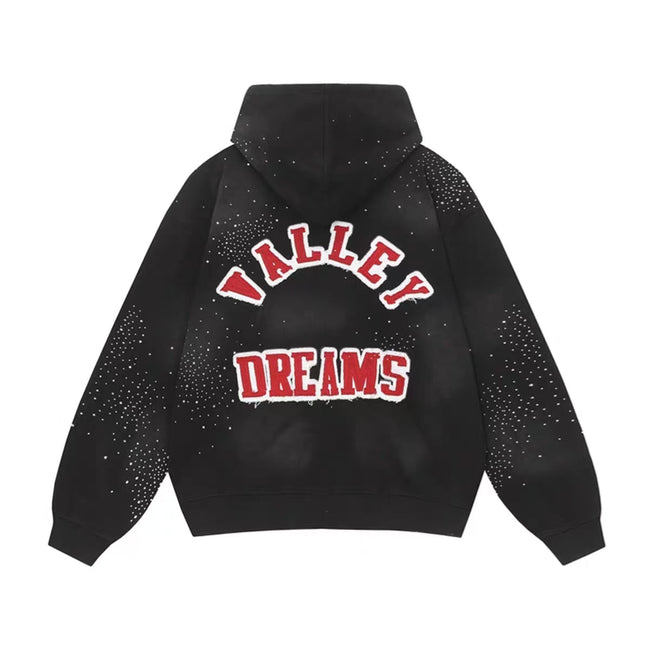Vale Forever Pluto Clustered Zip Up Hoodie Black Main Image