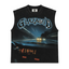 GLAZA GOD Light Speed – Heavyweight Acid Wash Sleeveless Tee