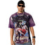 GLAZA GOD Support -Heavyweight Acid Wash Oversized Tee