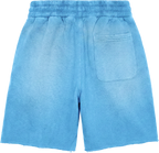 GLAZA GOD Heavyweight French Terry Shorts – Blue Wash