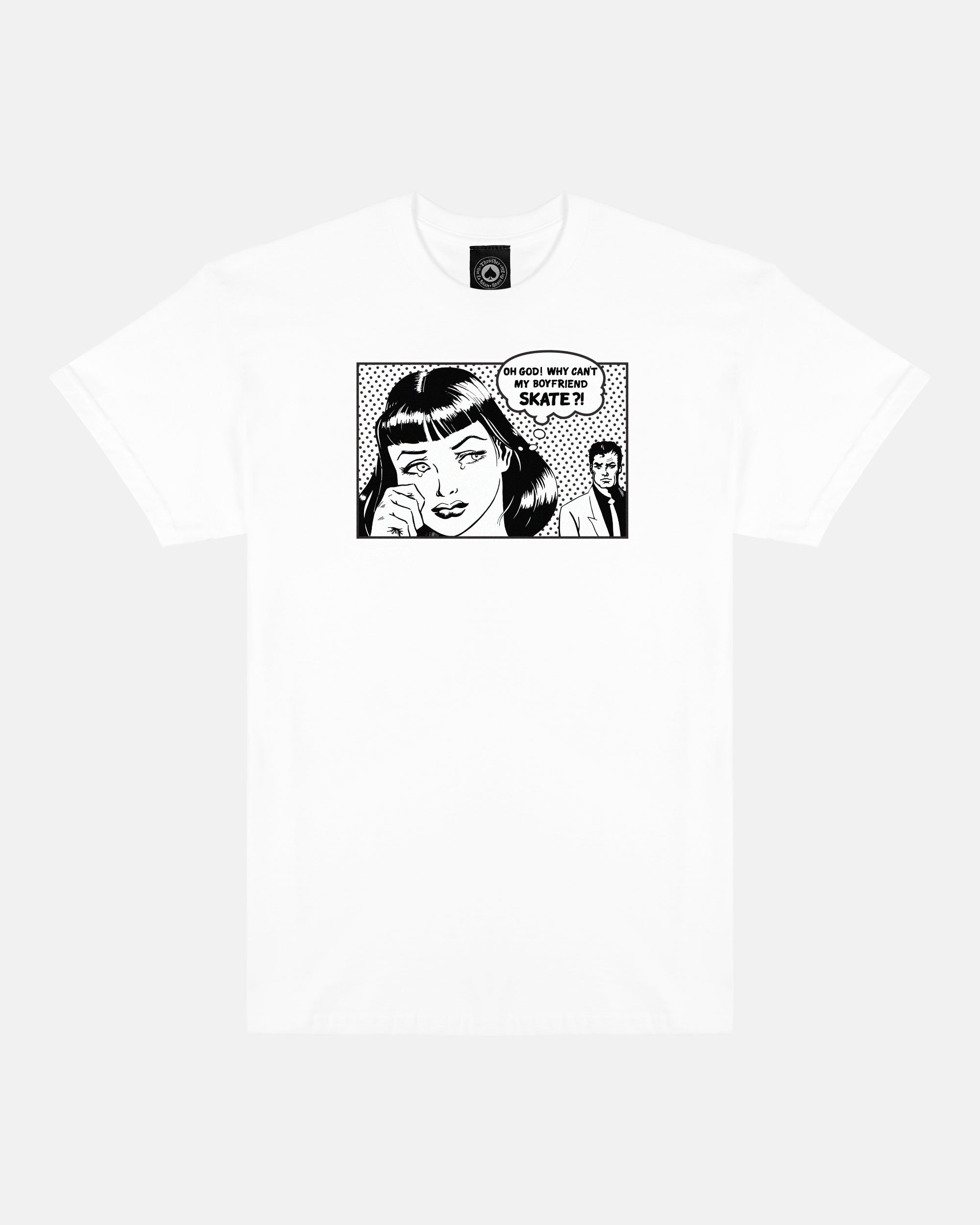 Thrasher BOYFRIEND - TSHIRT - WHITE
