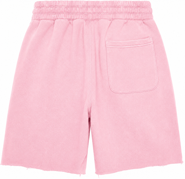 GLAZA GOD Heavyweight French Terry Shorts – ROSE Wash Main Image