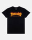 Thrasher FLAME - TSHIRT - BLACK