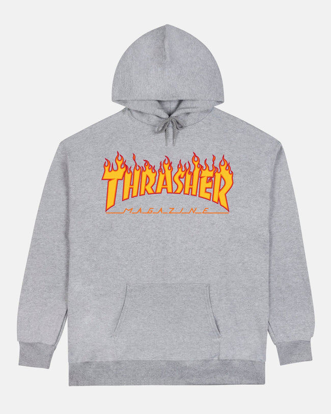 Thrasher FLAME - HOODIE - GREY Hover Image