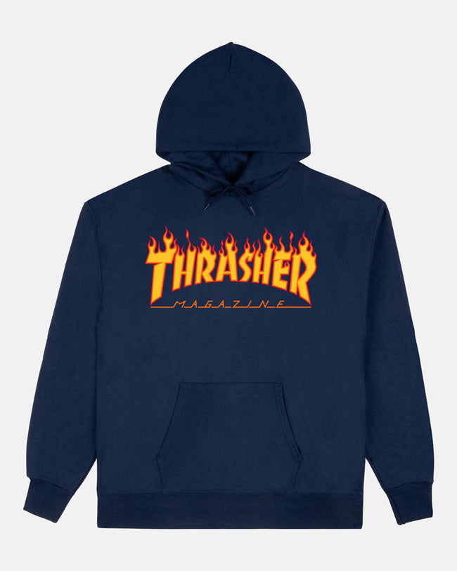 Thrasher FLAME - HOODIE - NAVY Hover Image