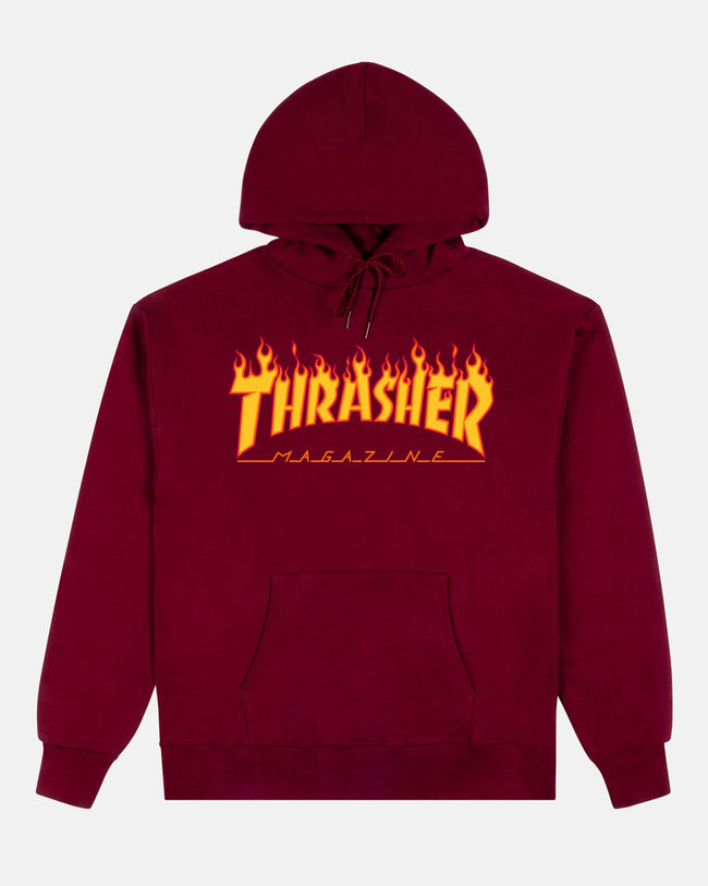 Thrasher FLAME - HOODIE - MAROON Hover Image
