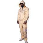 GLAZA GOD Sweatshirt Sets -CREAM