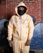 GLAZA GOD Sweatshirt Sets -CREAM