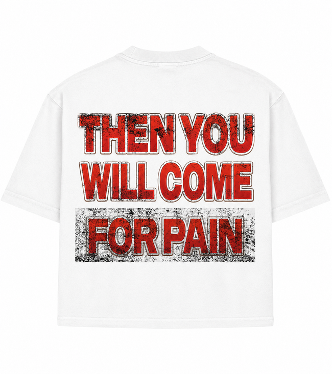 GLAZA GOD Flowers - Heavyweight Terry Oversized Tee- White Main Image