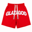 GLAZA GOD Short Waterproof Premium - Heavyweight Streetwear -RED