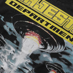 Majestik “Department” UFO Abduction Vintage Tee（Black）