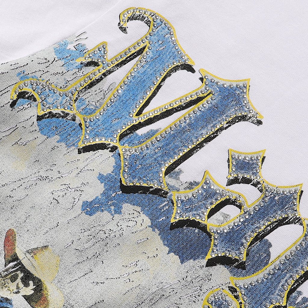 Majestik “Wild West” Skeleton Cowboys Vintage Tee