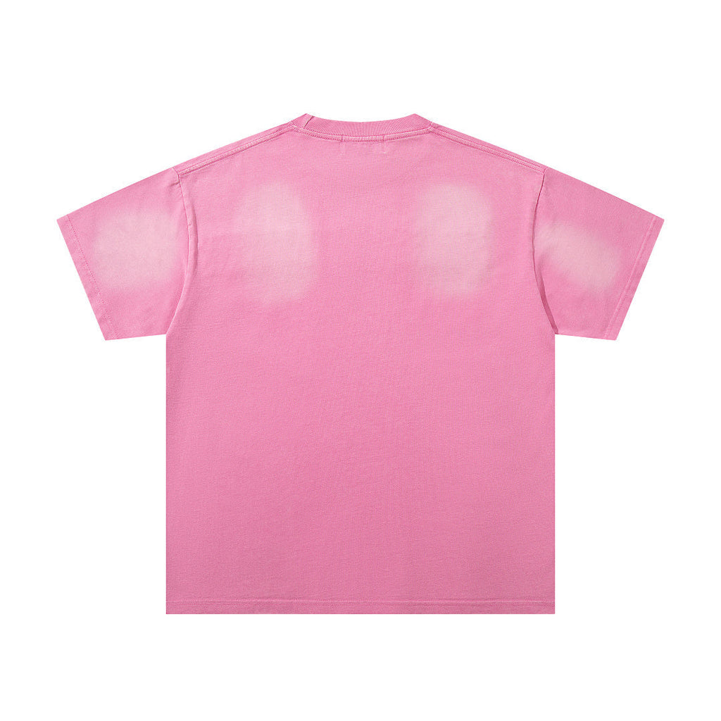 Majestik “Moto vs. Everybody” Vintage Pink Tee