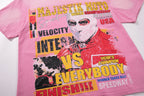 Majestik “Moto vs. Everybody” Vintage Pink Tee