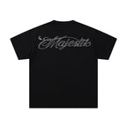 Majestik “DJ Money” Rhinestone Graphic Tee