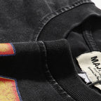 Majestik “City Graffiti” Skyline Vintage Tee（Black）