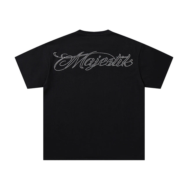 Majestik “Joker Ace” Rhinestone Graphic Tee Main Image